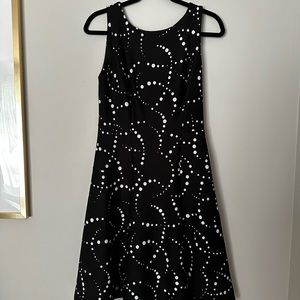*NWT* DKNY black & white patterned dress